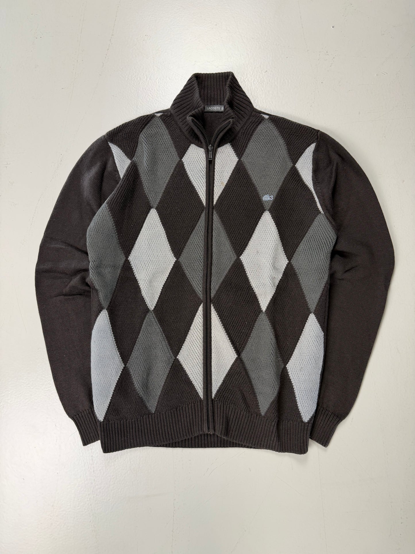 Vintage Lacoste strickjacke | M