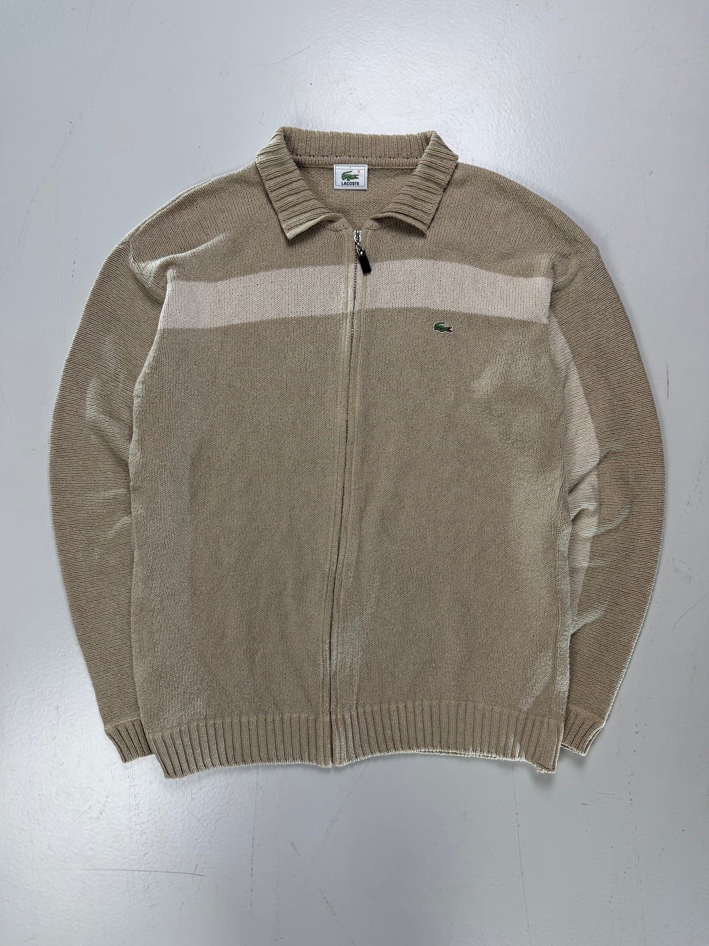 Vintage Lacoste Strickjacke | L