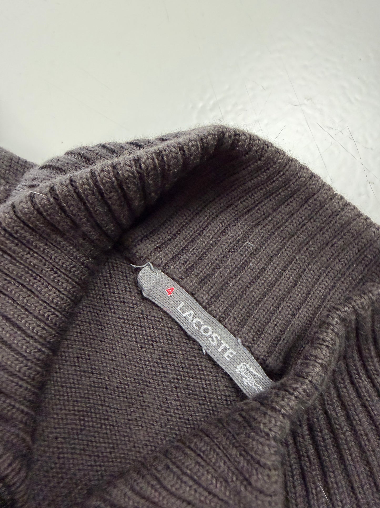 Vintage Lacoste strickjacke | M