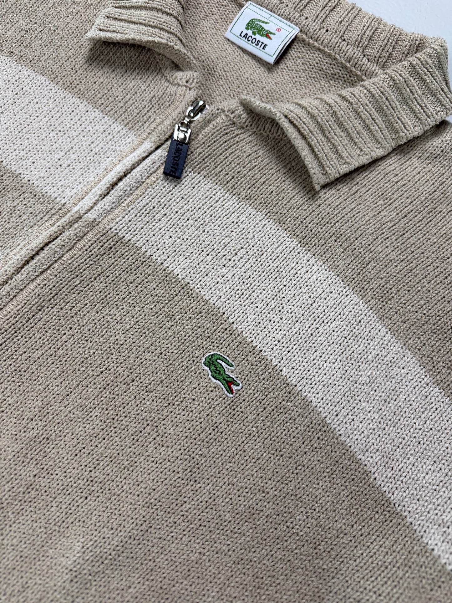 Vintage Lacoste Strickjacke | L