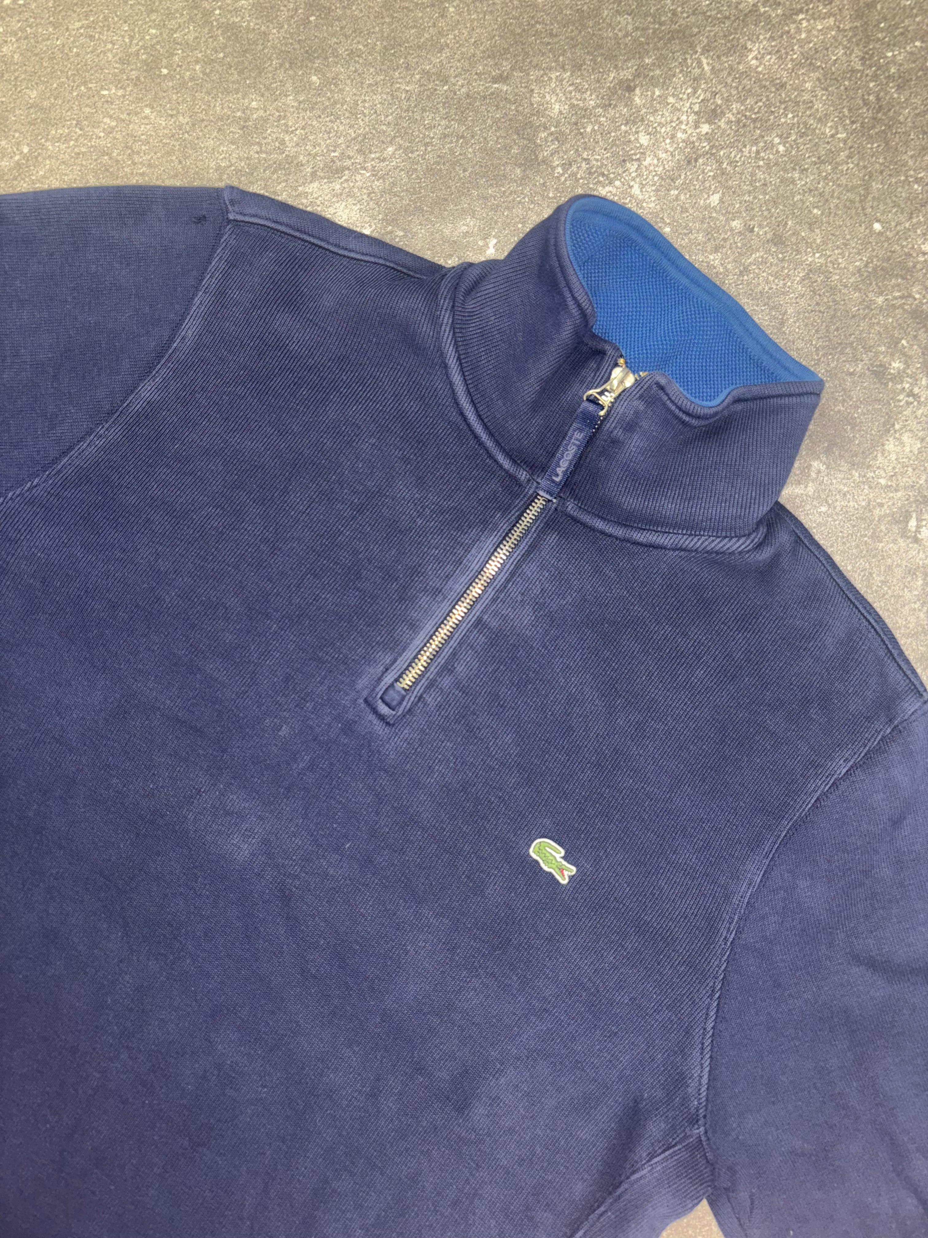 LACOSTE VINTAGE HALF-ZIP PULLOVER | L