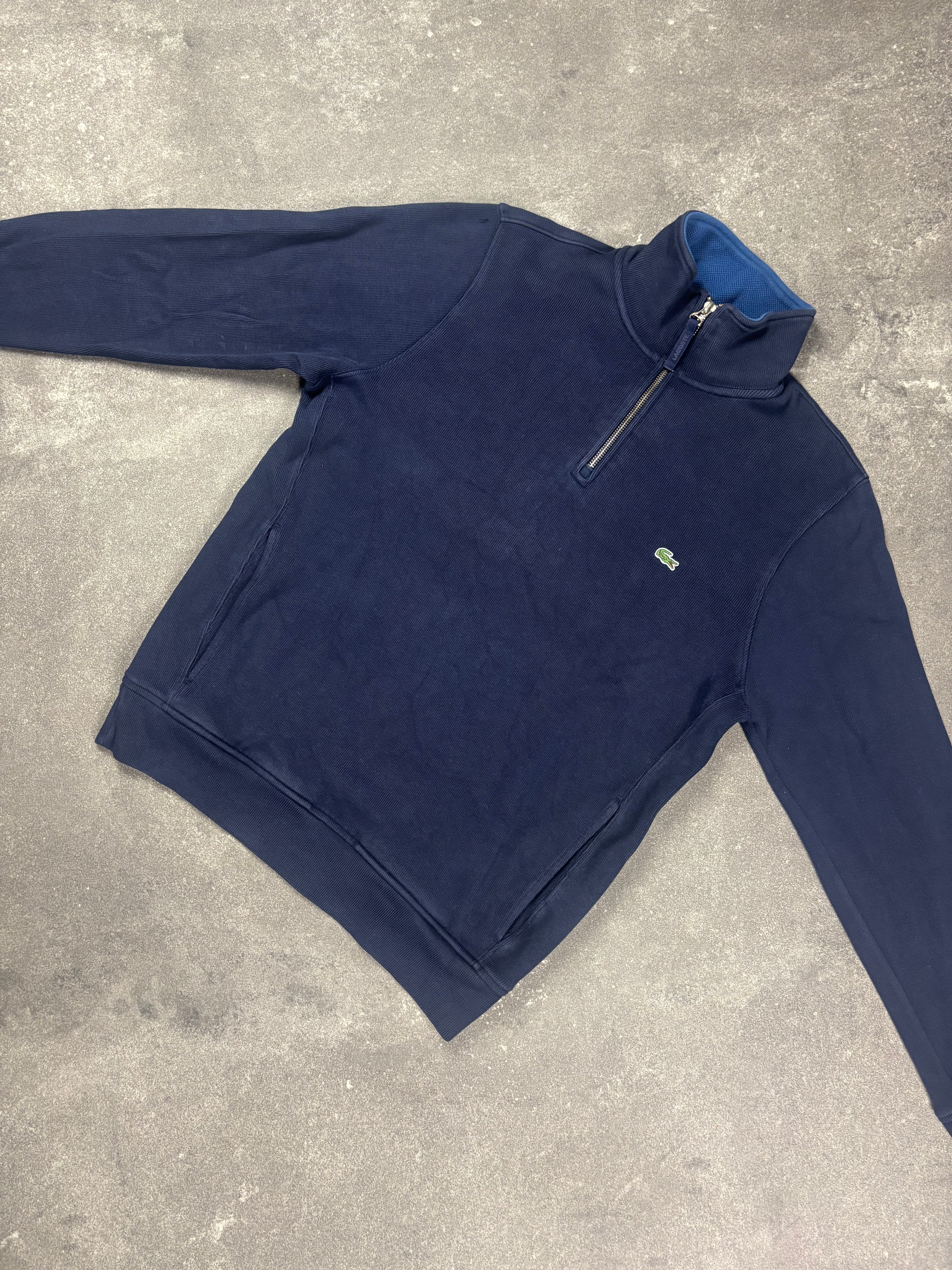 LACOSTE VINTAGE HALF-ZIP PULLOVER | L